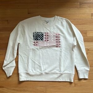 NWT J.Crew oar flag sweatshirt
